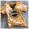 Brown Tie Dye Best Mom Ever Cut Out T shirt 1